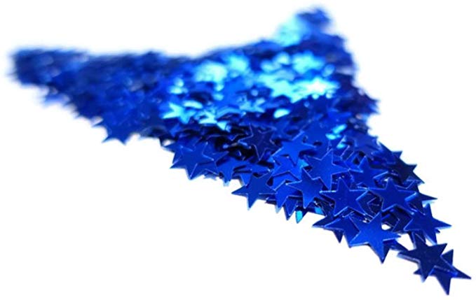 Konfetti Sterne Blau